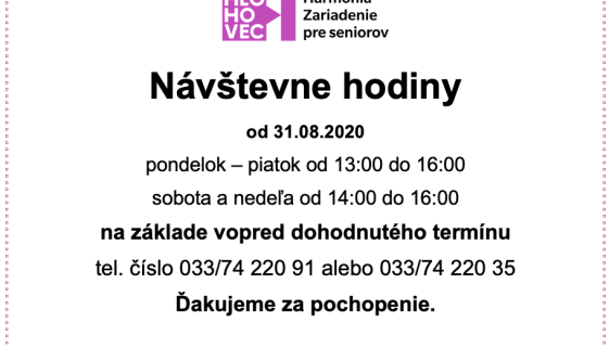 navstevne hodiny august navstevne hodiny august